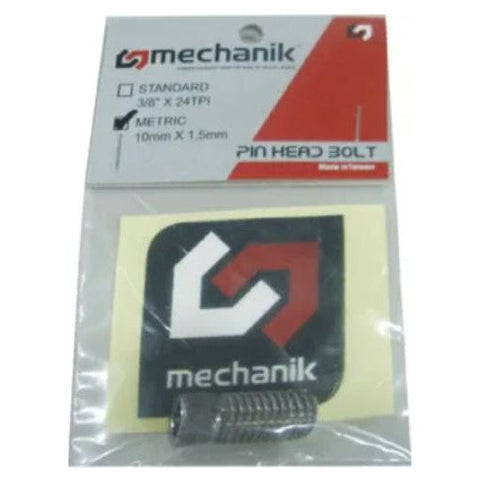 PIN HEAD BOLT - Mechanik BMX Chain Wheel Bolt - Metric Thread, 10mm x 1.5mm