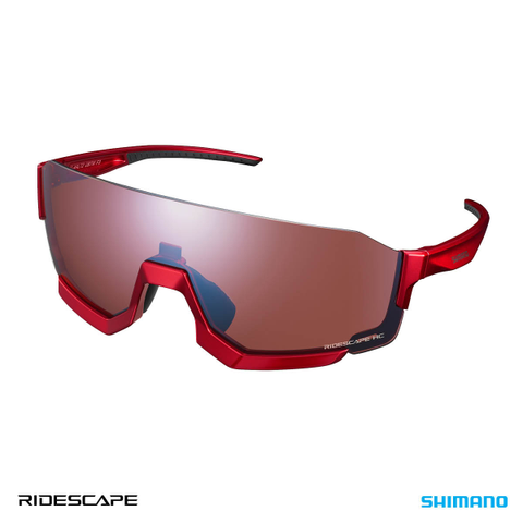 Shimano Eyewear - CE - Aerolite, Metallic Red, Ridescape High Contrast Lenses