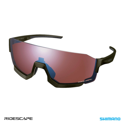 Shimano Eyewear - CE - Aerolite, Moss Green, Ridescape High Contrast Lenses