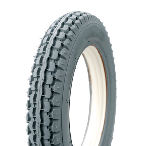 Tyre 12-1/2X2-1/4 Grey Solid Foam Filled. CST. Tread C-628G