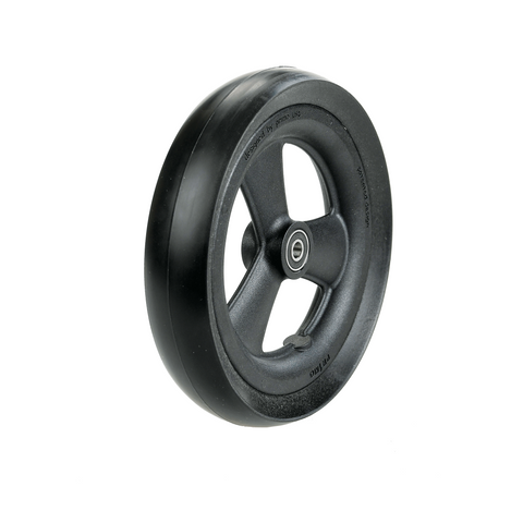 8 X 1.50 Primo Castor Wheel Black PU Solid Tyre