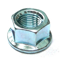 AXLE NUT - Front, 5/16" x 26T, Flanged