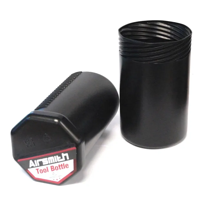 Airsmith TOOL CAN - PE recyclable Black, Medium to Large Size, Screw design allows the can to expand or contract, and never loose the lid again