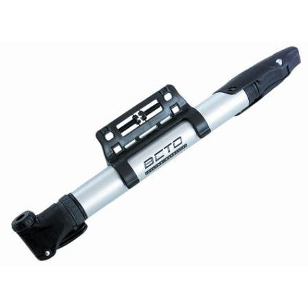 Beto MINI PUMP Beto ALLOY, w/swivel head, pivoting T handle, w/brkt, reversible to suit F/V or A/V