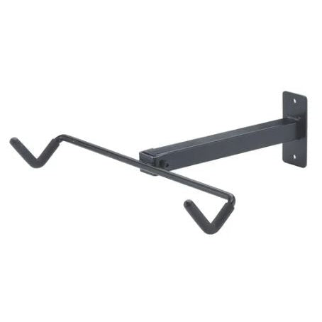 Bicycle Wall Hanger 2 arms rubber covering Black