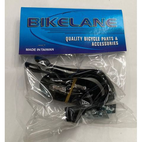 Bike Lane Toe Clip, with Strap, Racer, Medium (Sold in Pairs)