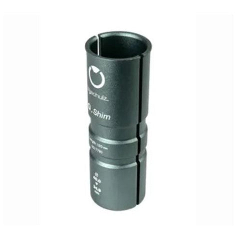 By,schulz SHIM/SLEEVE (For Seatposts) - 33.9mm > 31.6mm - 120mm LENGTH - GREY Anodized Alloy - By,schulz