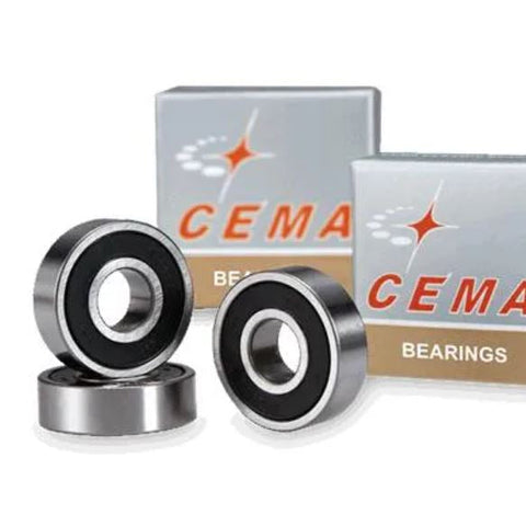 Cema Sealed Hub Bearings CEMA, 6901LLB, 12 x 24 x 6mm, Chrome Steel - (Sold Individually)