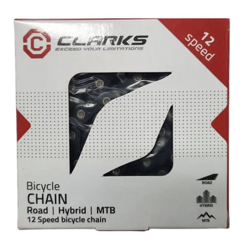 Clarks CHAIN - 12 Speed - CLARKS - 136L - MIDNIGHT - E-Bike - w/Connect Link