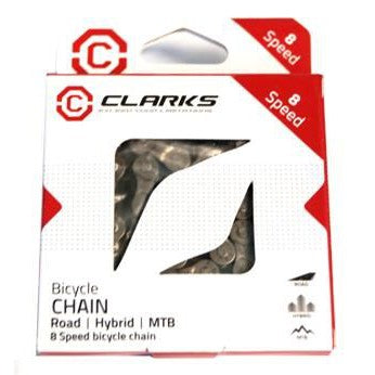 Clarks CHAIN - 8 Speed - CLARKS - 136L - SILVER - E-Bike - w/Connect Link
