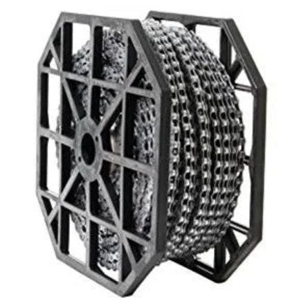 Clarks CHAIN ROLL - 7 Speed - CLARKS - 150m length on reel (11,811 Links) - SILVER - E-Bike - High tensile strength (860kgf-min) - Connect Links NOT Included