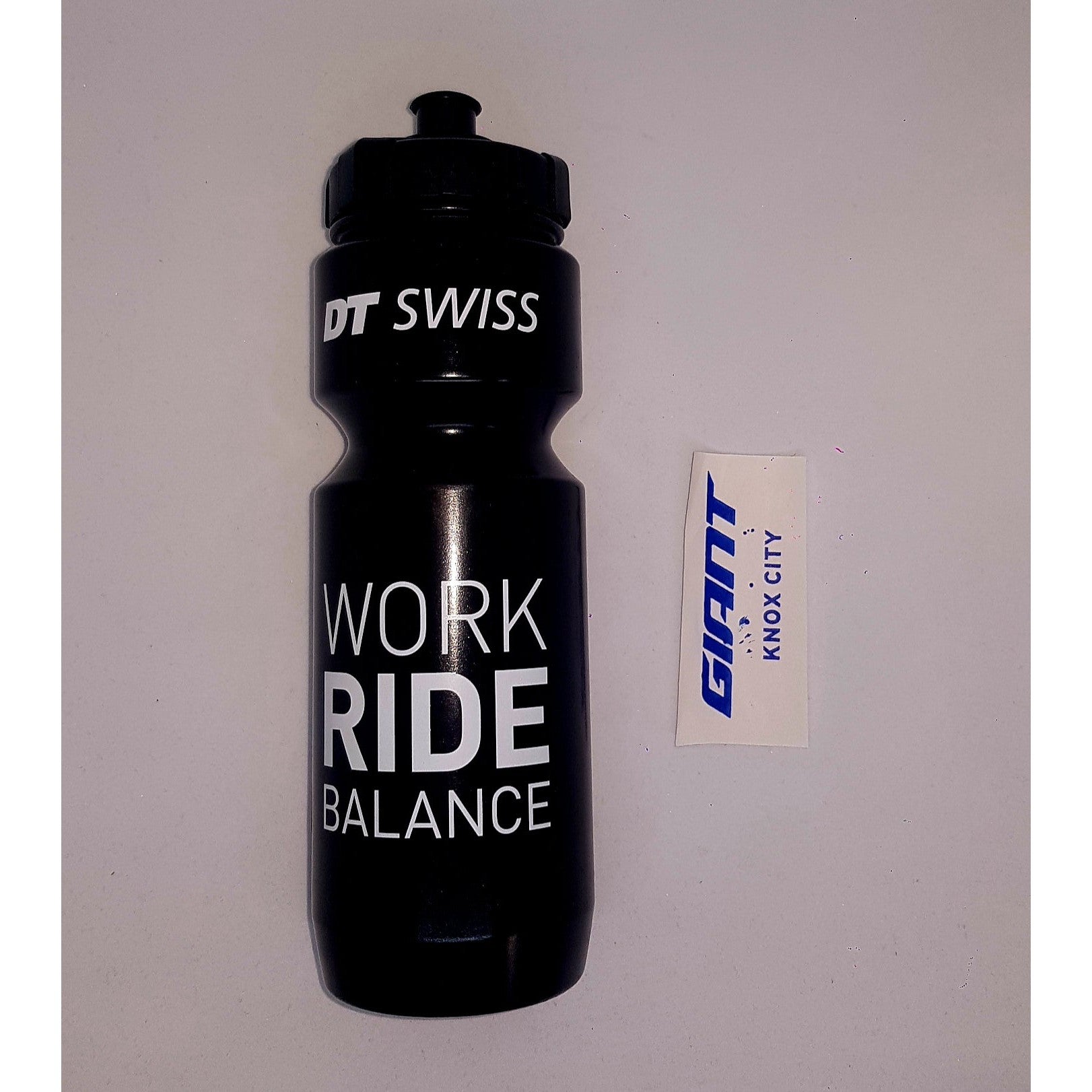 DT Water Bottle WorkRideBalance Black