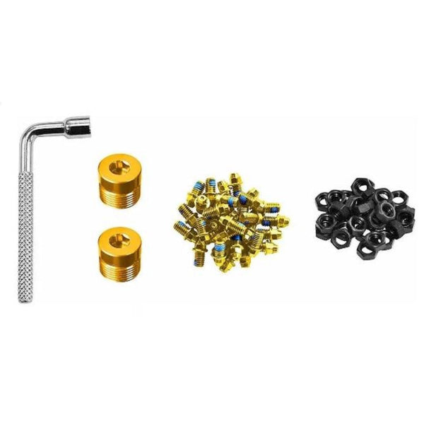 FUNN - Stud Kit - Black Magic - (Stud And Nuts 32Pcs - Side Cap 2Pcs - 4mm Wrench)