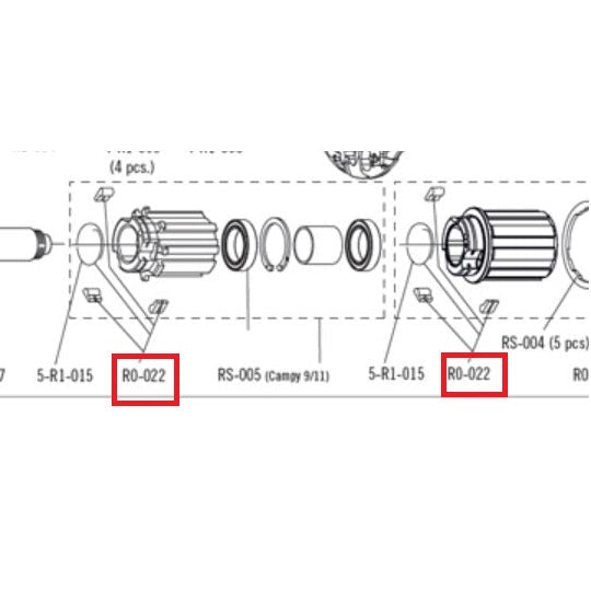 Fulcrum Racing 0 Racing 1 Pawl SET (3) 5-R1-015