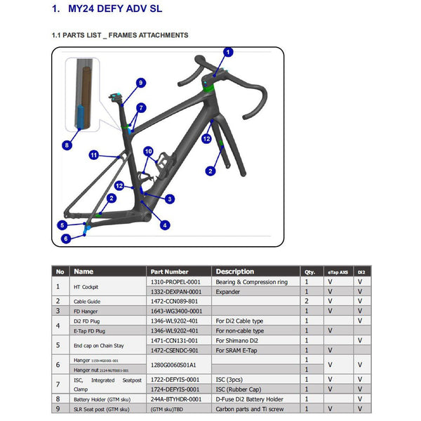 Giant Bottle Cage for Defy 2024 - Down Tube