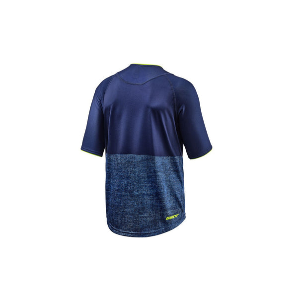 Giant Transfer Short Sleeve Jersey - Navy/Blue