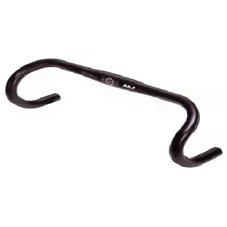 HANDLEBAR 31.8mm, 40cm Wide, 125mm Drop, 6061 Alloy, BLACK