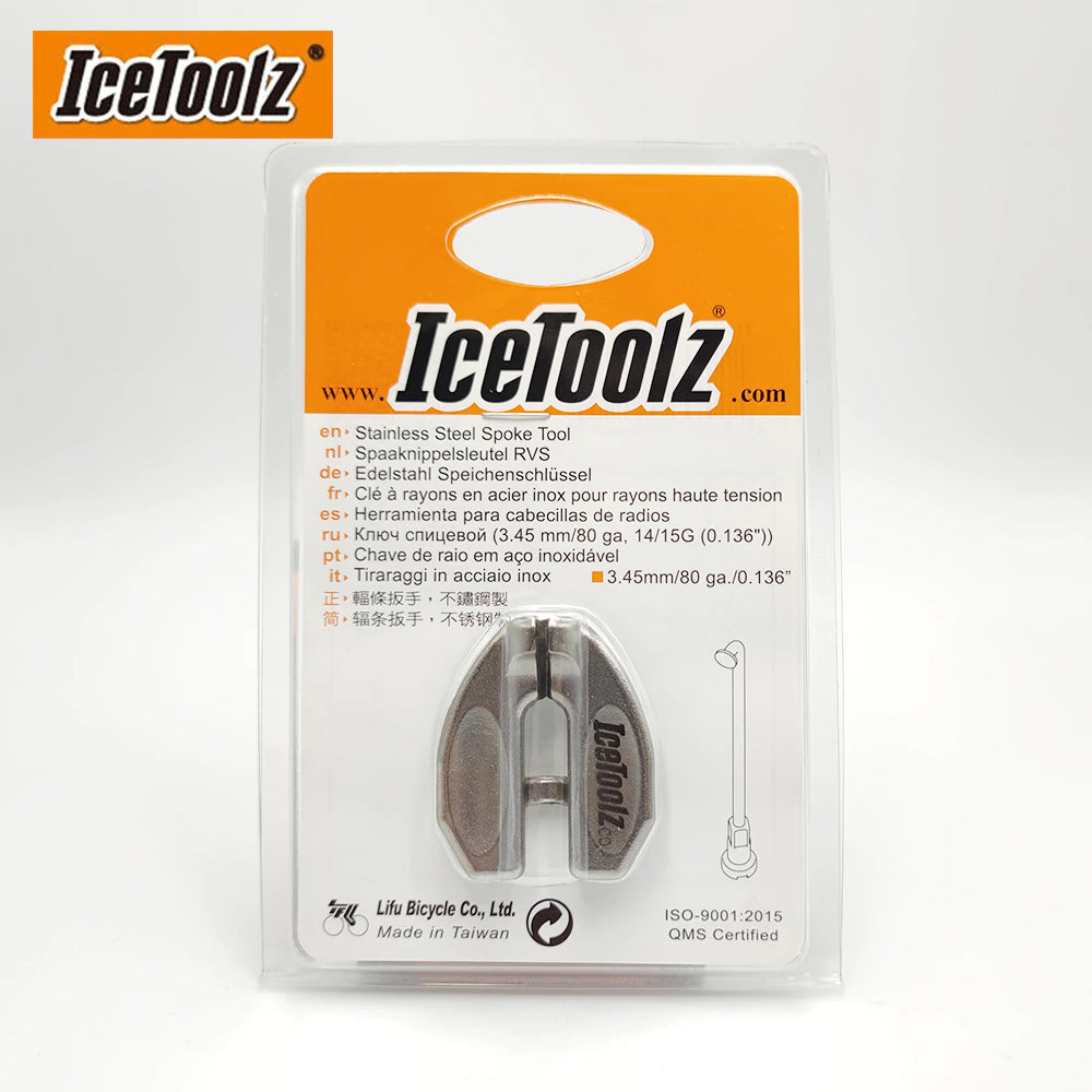 IceToolz Spoke Wrench (14/15G) (3.45mm) (0.136'') Stainless Steels