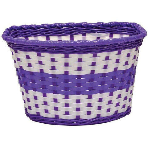 Junior Woven Basket Lilac - Oxford