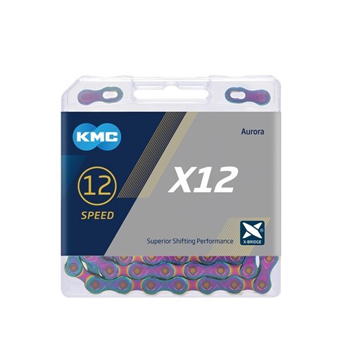 KMC CHAIN - 12 Speed - X12 - 126L - AURORA (Limited Edition) - X-Series - w/Connect Link