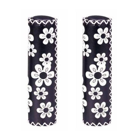 KWT Cruiser Grips - 135mm - Black Floral