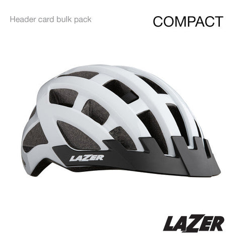 Lazer Helmet - COMPACT TITANIUM UNISIZE HEADER WHITE