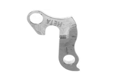 META CNC DERAILLEUR HANGER - Model 1, Material 6061 T651 Aviation Aluminium, CNC Machined, Silver, KONA, MARIN, NORCO, Fuji, Orbea, Merida, BMC, Diamondback etc