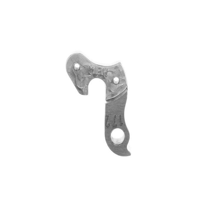 META CNC DERAILLEUR HANGER - Model 172, Material 6061 T651 Aviation Aluminium, CNC Machined, Silver, STELS, HARO