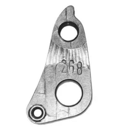 META CNC DERAILLEUR HANGER - Model 268, Material 6061 T651 Aviation Aluminium, CNC Machined, Silver