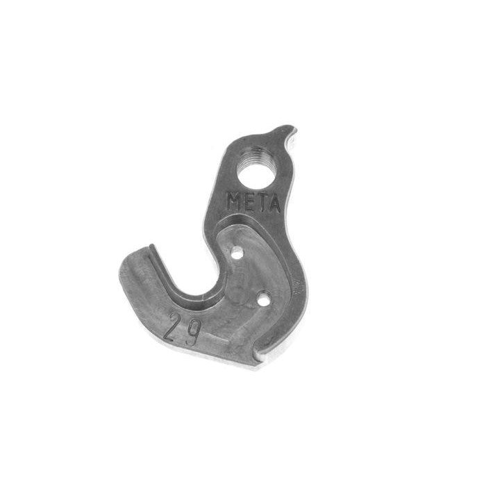 META CNC DERAILLEUR HANGER - Model 29, Material 6061 T651 Aviation Aluminium, CNC Machined, Silver, SPECIALIZED