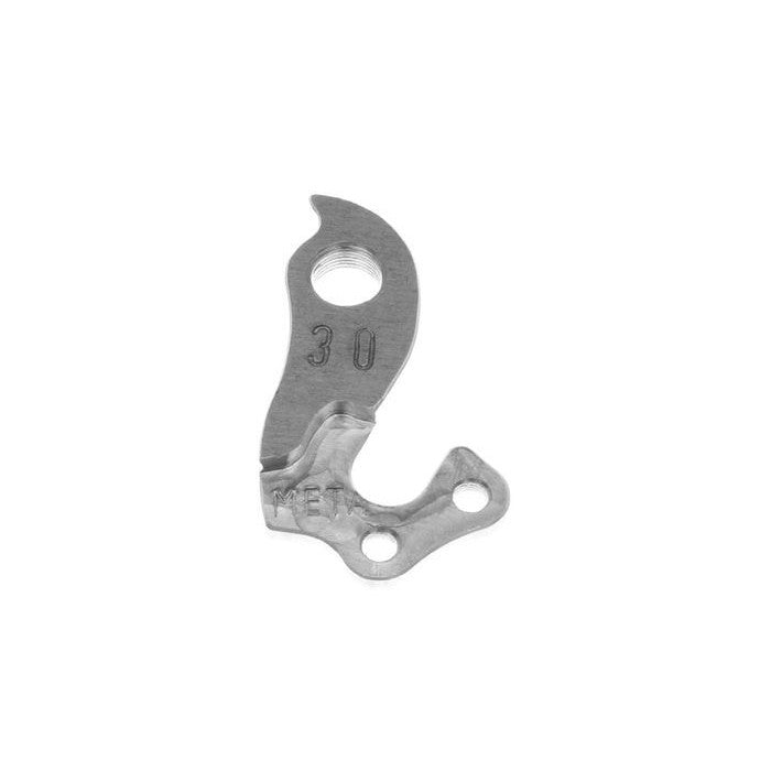 META CNC DERAILLEUR HANGER - Model 30, Material 6061 T651 Aviation Aluminium, CNC Machined, Silver, Bianchi, Canyon, Kona , etc