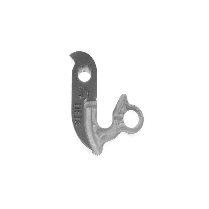 META CNC DERAILLEUR HANGER - Model 34, Silver, IRONHORSE yakuza, mk3, dual suspension, aniki, ojiki, kumicho, SCHWINN, JEEP, COLUMBIA, K2 Sidewinder