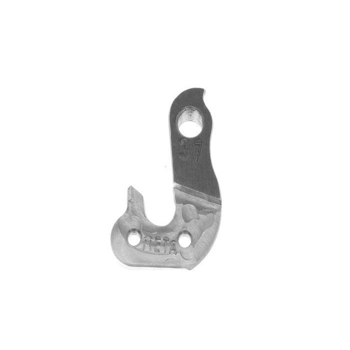 META CNC DERAILLEUR HANGER - Model 37, Material 6061 T651 Aviation Aluminium, CNC Machined, Silver, KHS, TITUS, FOCUS, MARIN, STARK