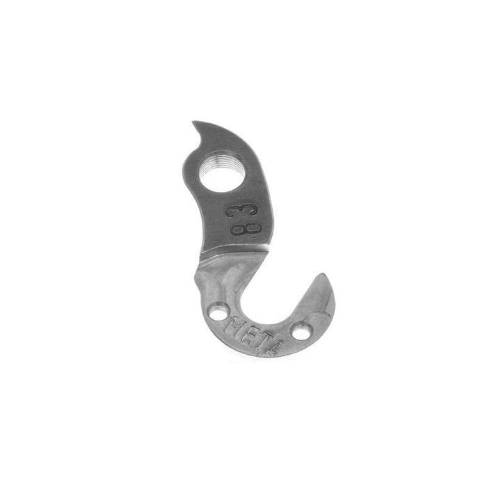 META CNC DERAILLEUR HANGER - Model 83, Material 6061 T651 Aviation Aluminium, CNC Machined, Silver, Redline, Wheeler, Foes