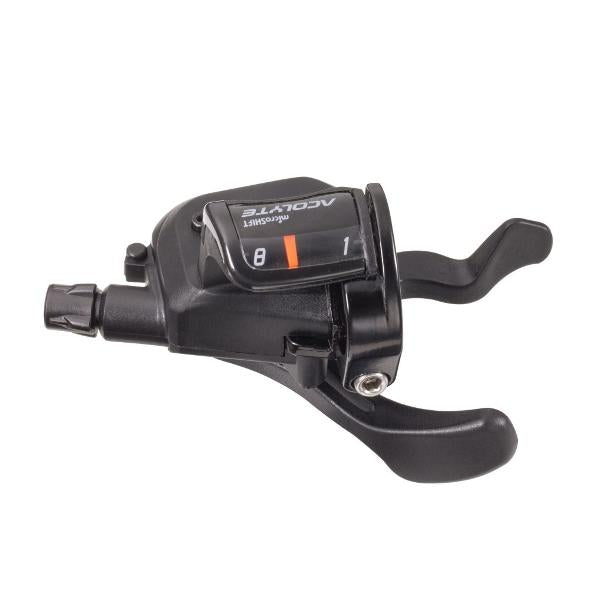 MICROSHIFT Xpress Trigger Shifter - ACOLYTE SL-M7180 - 1x8 Speed - Gear Indicator (Not Shimano)