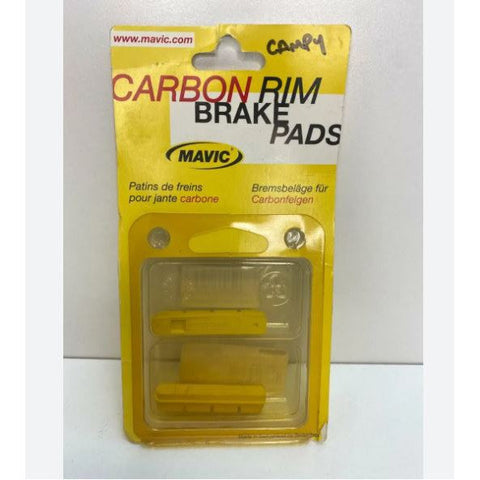 Mavic Carbon Brake Pads - Yellow - Per end (Campag)