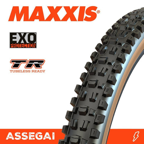 Maxxis ASSEGAI 27.5 X 2.50 EXO TR TANWALL FOLD 60TPI E-25