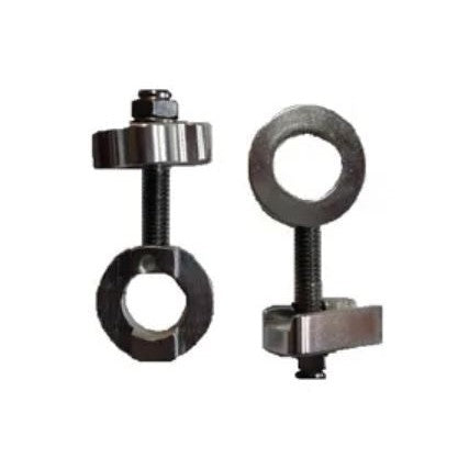 Mr Control CHAIN ADJUSTER - For 3/8" Axle, SILVER (Sold in Pairs)