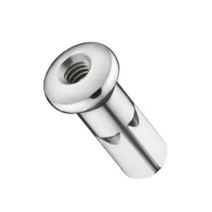 Pillar Internal Nipples, Mod 5R, Brass, FG 2.3/2.0 Thread, 0.95g, 10.5mm Length, Silver