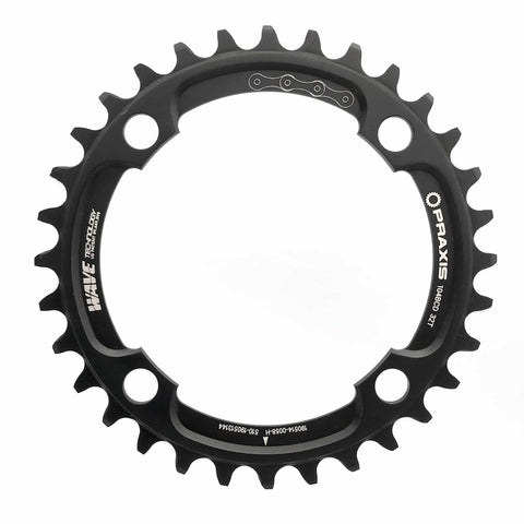 Praxis - 32T E-Bike Chainring Steel 104bcd BLK Wave 1X