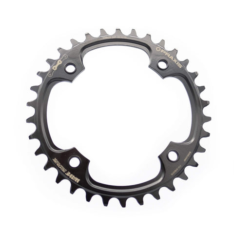 Praxis - 34T E-Bike Chainring Steel 104bcd BLK Wave 1X