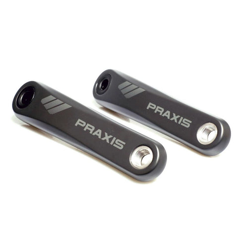 Praxis Yamaha/Bosch/Brose eCrank Set. CARBON - ISIS 24mm 165mm