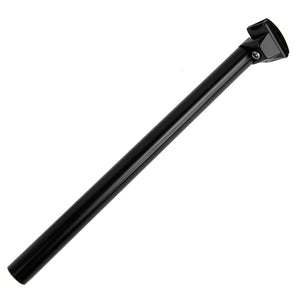 SEAT POST 27.2 x 400mm, Micro-Adjust, Alloy, BLACK finish, nut & bolt fixation integrated into the seatpost