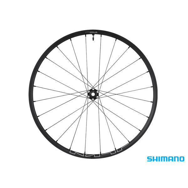 SHIMANO WH-MT600 FRONT WHEEL - 27.5in BLACK 110x15mm CENTERLOCK TUBELESS