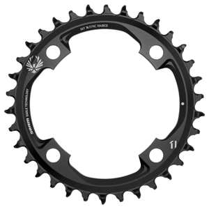 SRAM Chainring 1X12 34T 104 BCD BLACK,,Chain Ring X-Sync 2 34 Tooth 104 BCD Alloy 1x12 speed Black