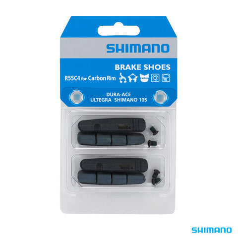 Shimano BR-9000 BRAKE PAD INSERTS R55C4 for CARBON RIMS (2 Pairs)