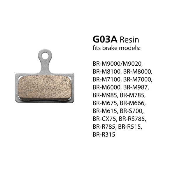 Shimano BR-M9000 RESIN PAD & SPRING G03A