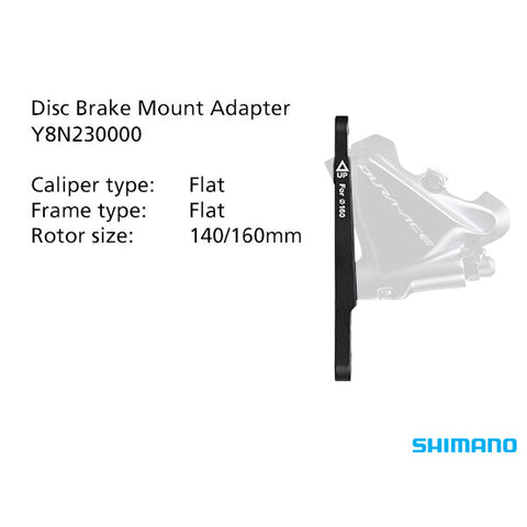 Shimano BR-RS505 FRONT CALIPER MOUNT BRACKET 140mm/160mm Disc Brake Adaptor