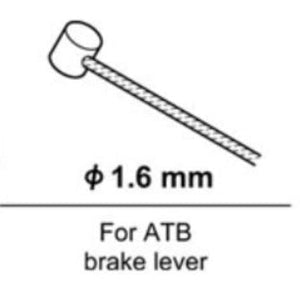 Shimano BRAKE CABLE INNER MTB 1.6mm STAINLESS EACH