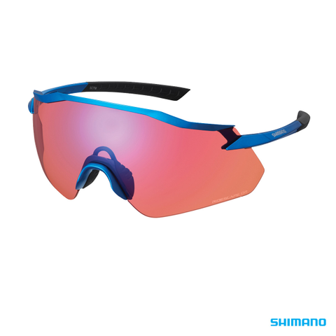 Shimano Eyewear - CE - Eqnx4 Equinox, Candy Blue, Ridescape Offroad Lenses